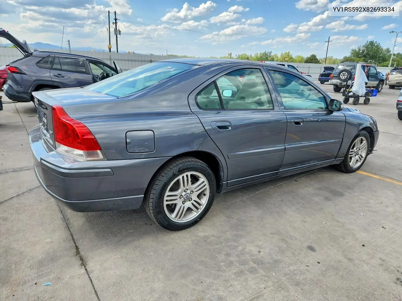 2008 Volvo S60 2.5T VIN: YV1RS592X82693334 Lot: 61764976