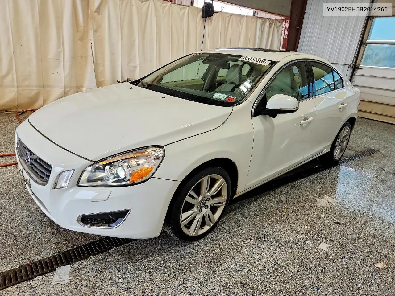 2011 Volvo S60 T6 VIN: YV1902FH5B2014266 Lot: 55057886