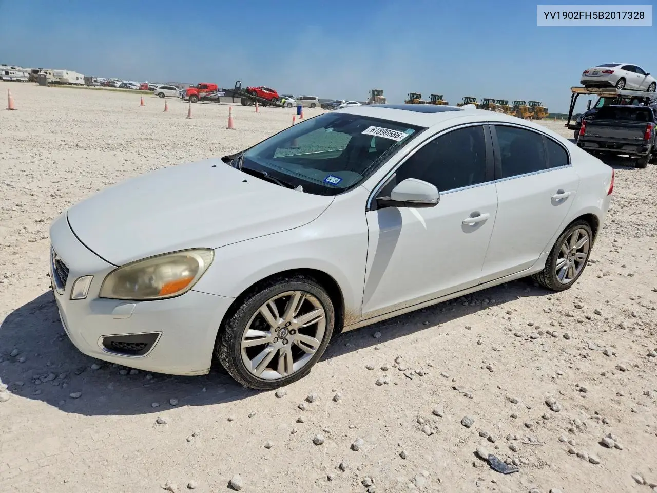 2011 Volvo S60 T6 VIN: YV1902FH5B2017328 Lot: 61890586