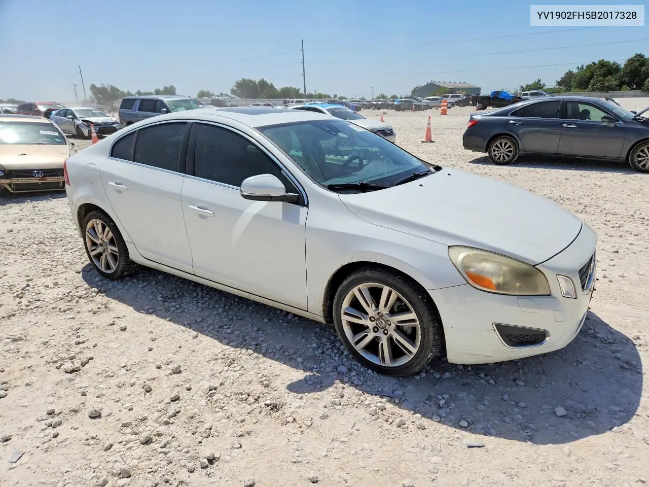 2011 Volvo S60 T6 VIN: YV1902FH5B2017328 Lot: 61890586