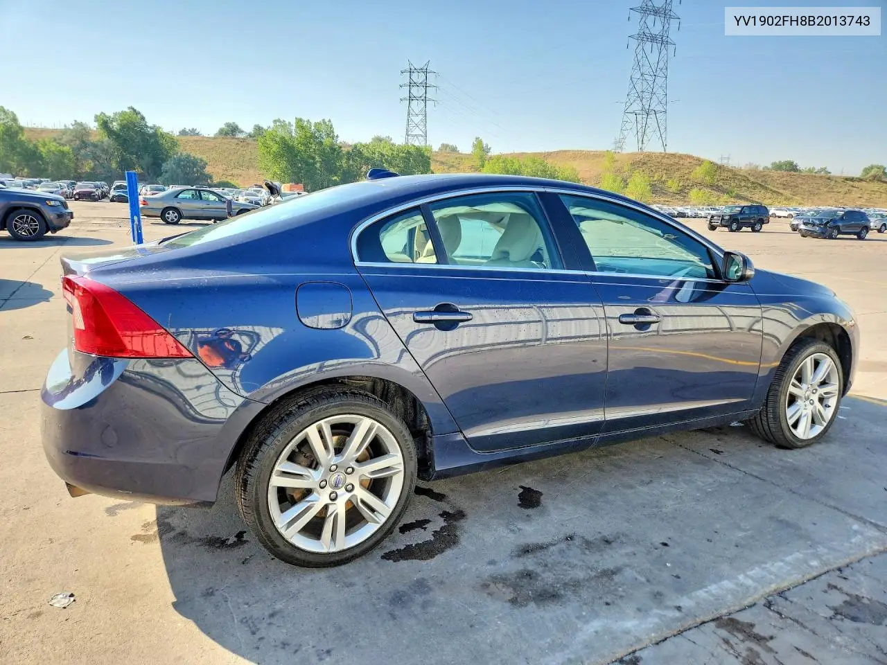 2011 Volvo S60 T6 VIN: YV1902FH8B2013743 Lot: 85792125