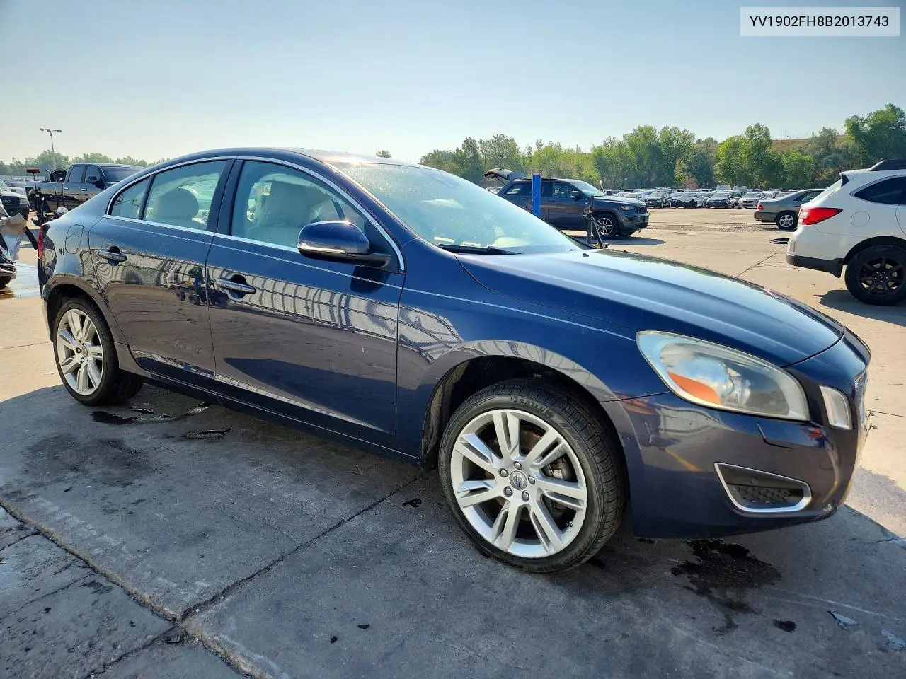 2011 Volvo S60 T6 VIN: YV1902FH8B2013743 Lot: 85792125