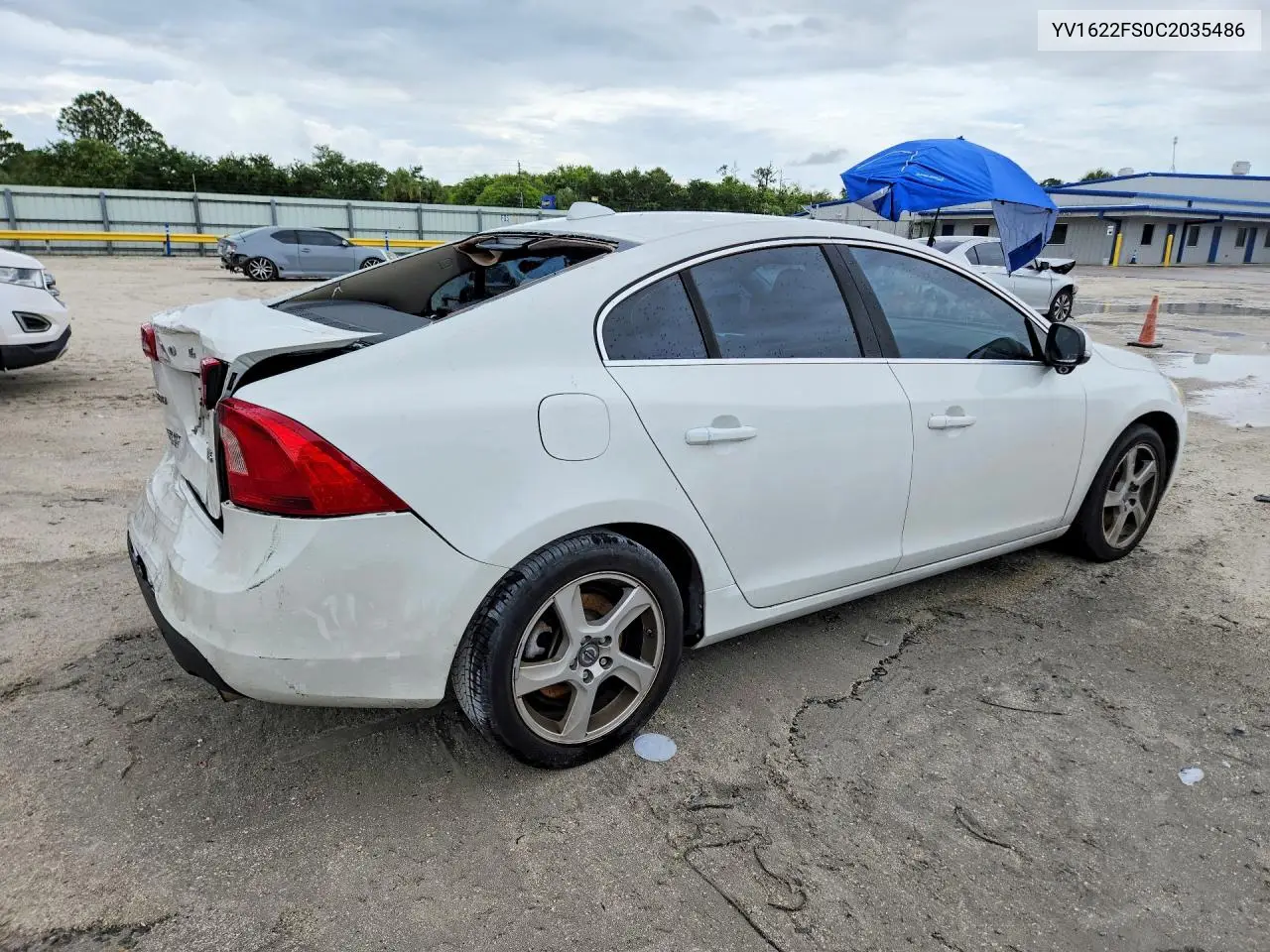 2012 Volvo S60 T5 VIN: YV1622FS0C2035486 Lot: 56788816