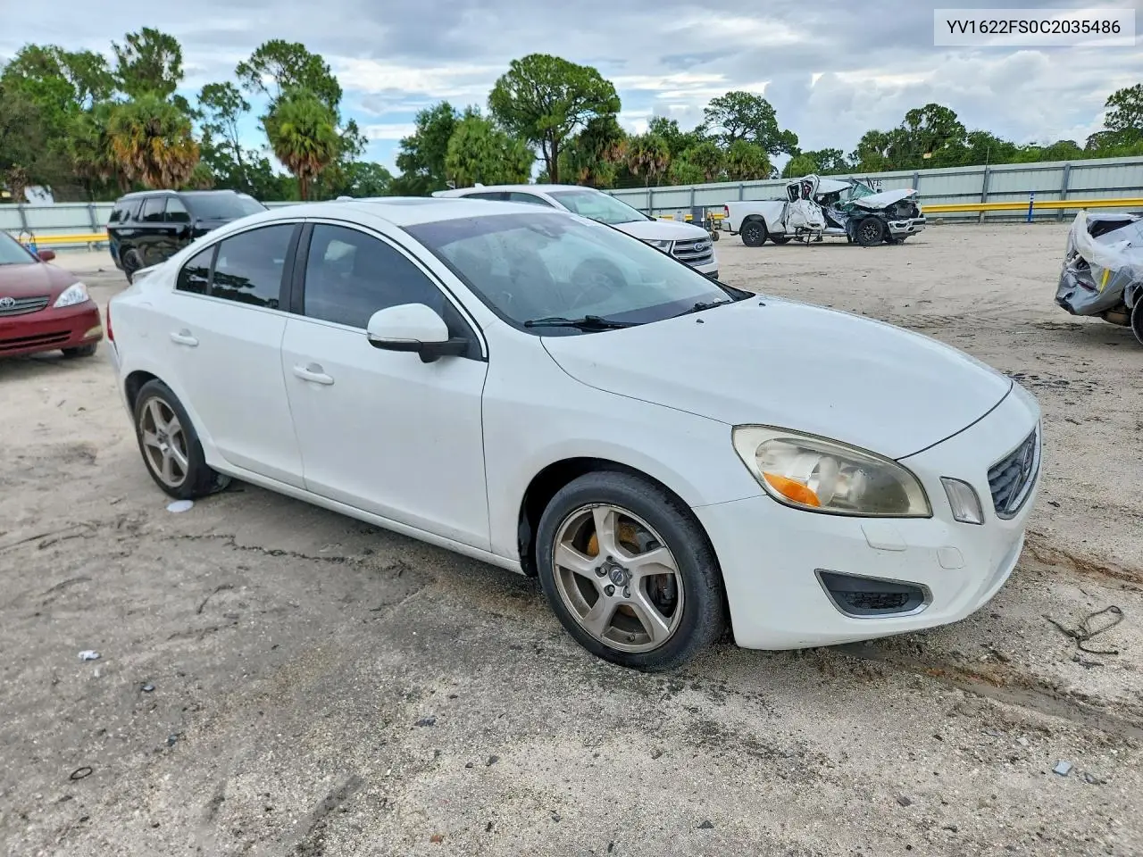 2012 Volvo S60 T5 VIN: YV1622FS0C2035486 Lot: 56788816