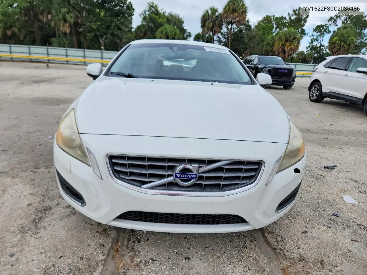 2012 Volvo S60 T5 VIN: YV1622FS0C2035486 Lot: 56788816