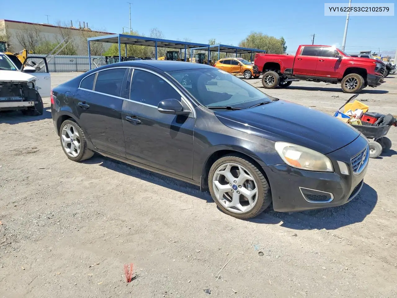 2012 Volvo S60 T5 VIN: YV1622FS3C2102579 Lot: 57594066
