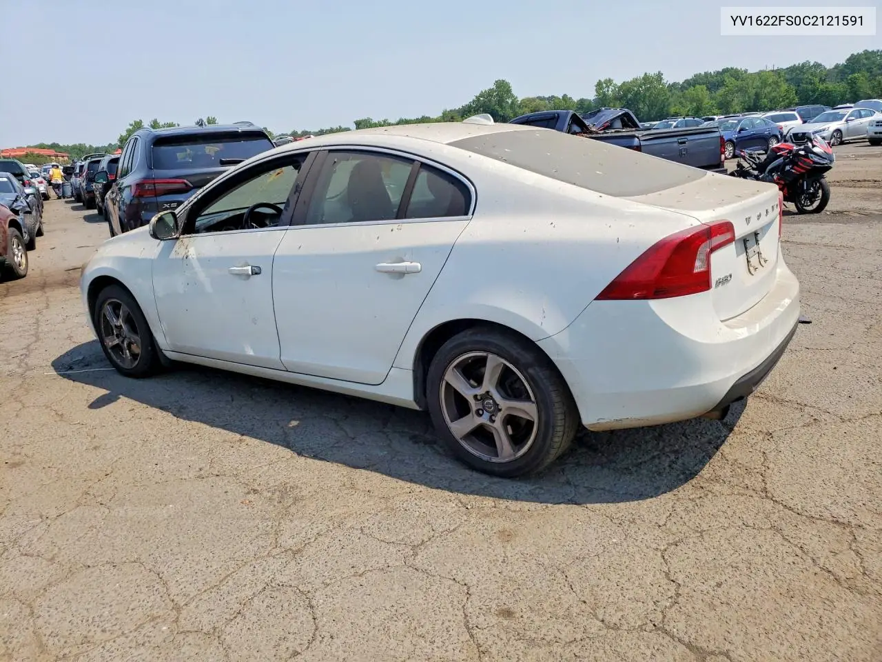 2012 Volv S60 VIN: YV1622FS0C2121591 Lot: 59197786