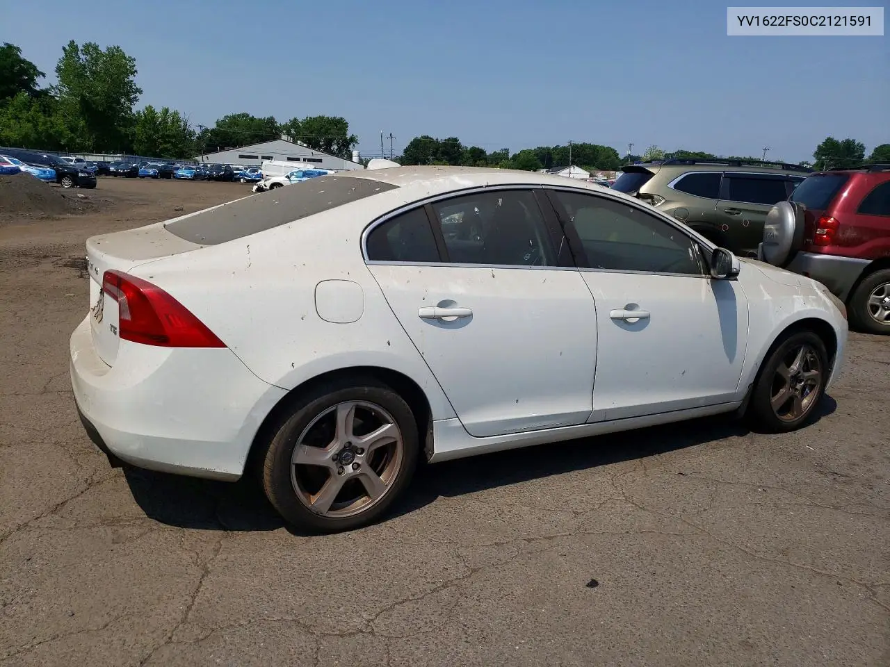 2012 Volv S60 VIN: YV1622FS0C2121591 Lot: 59197786