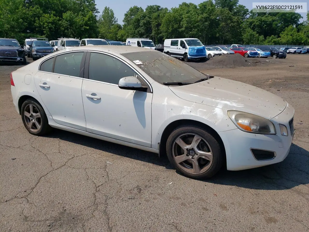 2012 Volv S60 VIN: YV1622FS0C2121591 Lot: 59197786