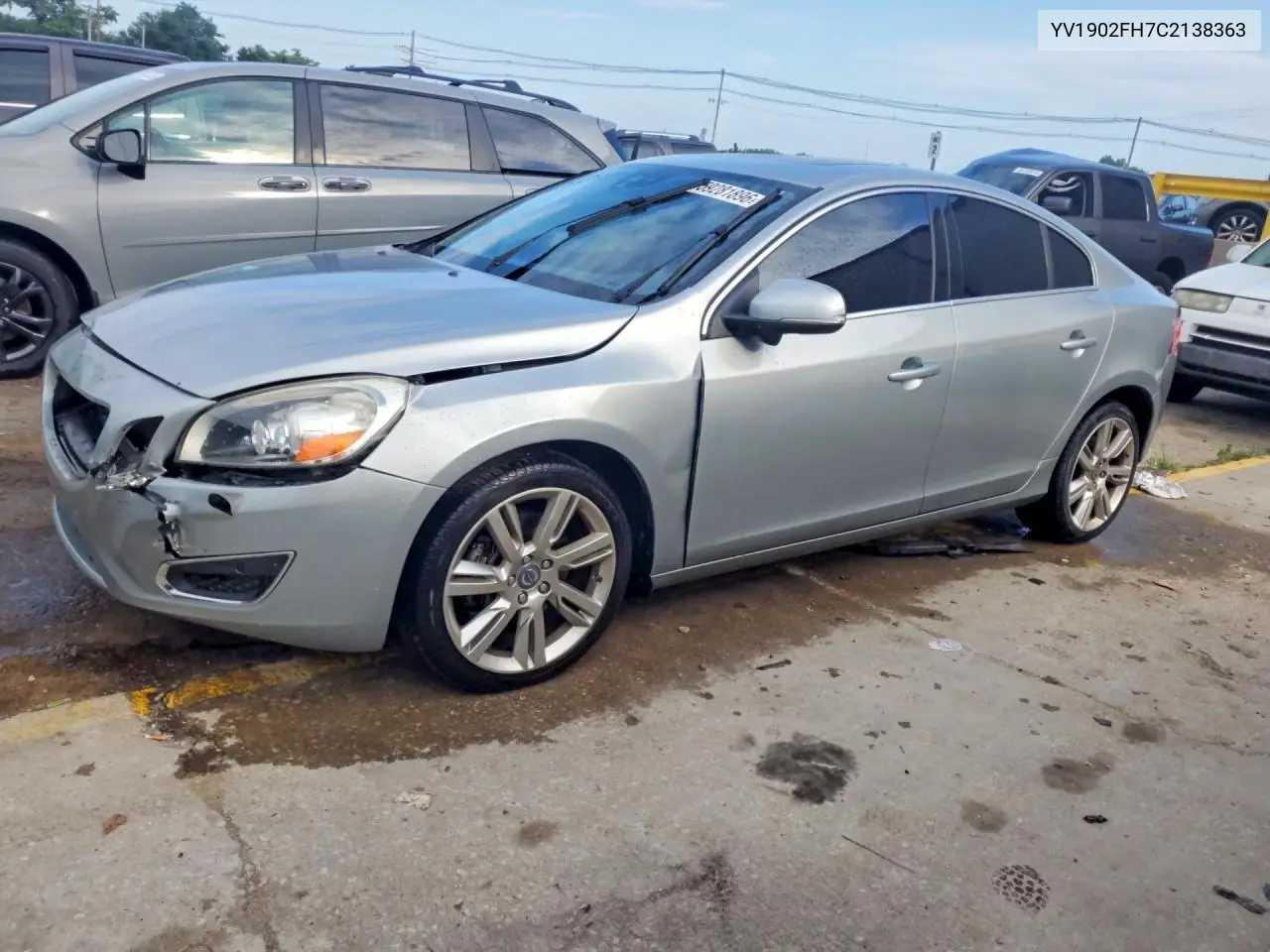 2012 Volvo S60 T6 VIN: YV1902FH7C2138363 Lot: 59281896