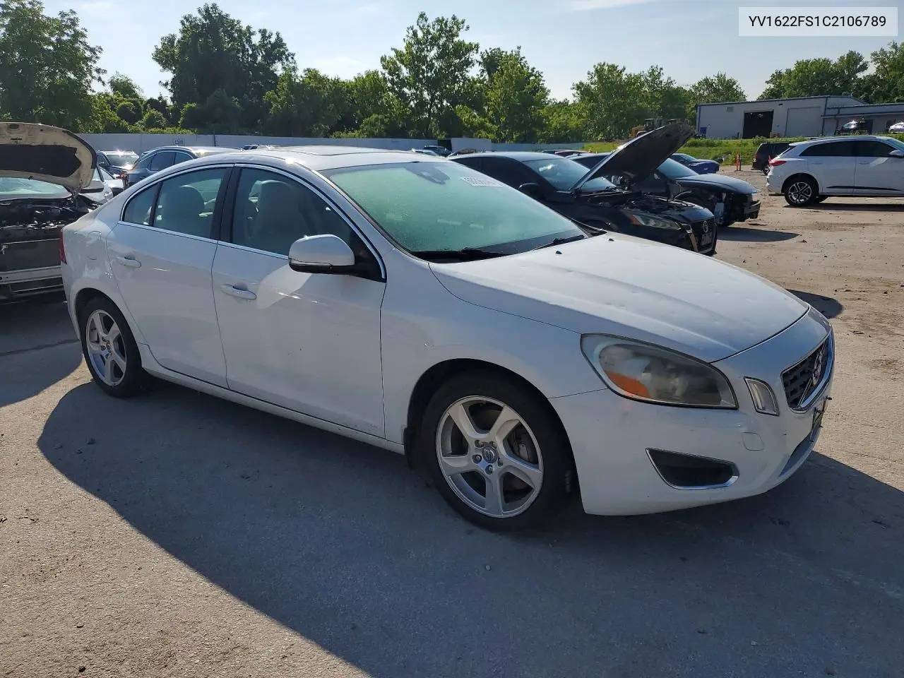 2012 Volvo S60 T5 VIN: YV1622FS1C2106789 Lot: 60296546