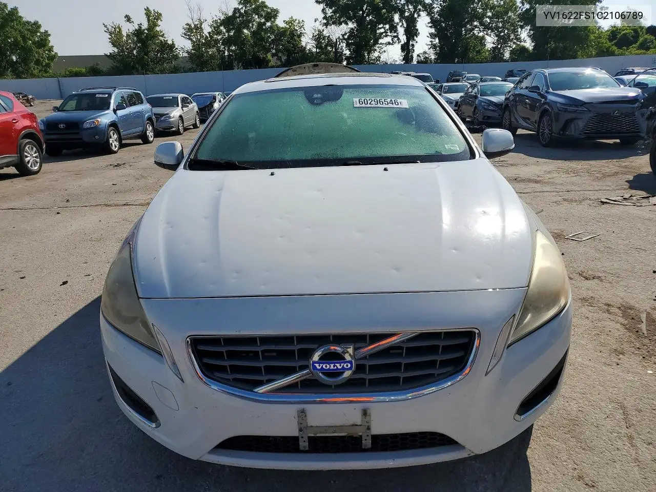 2012 Volvo S60 T5 VIN: YV1622FS1C2106789 Lot: 60296546