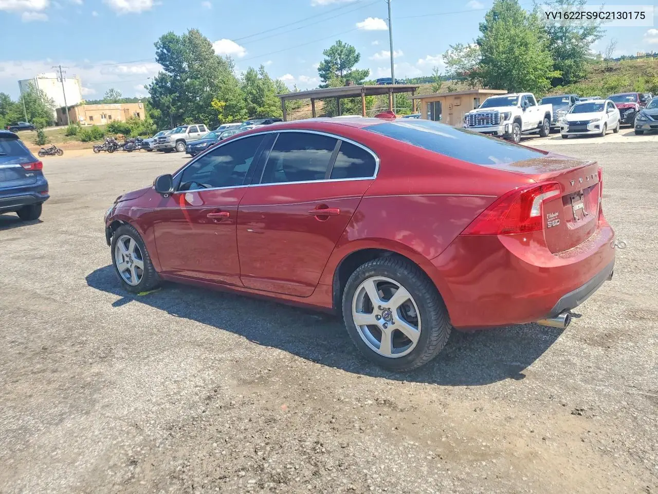 2012 Volvo S60 T5 VIN: YV1622FS9C2130175 Lot: 60430476