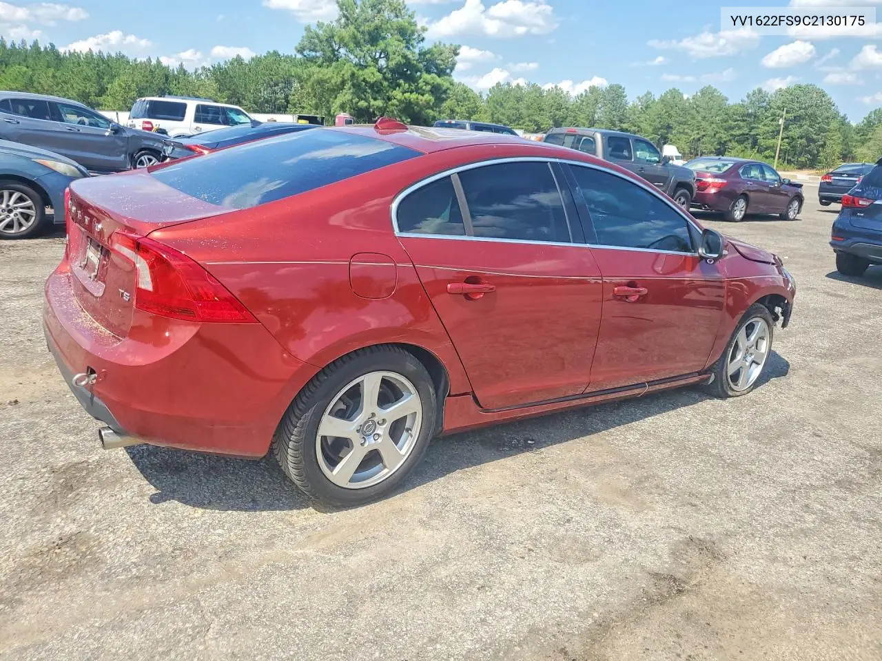 2012 Volvo S60 T5 VIN: YV1622FS9C2130175 Lot: 60430476