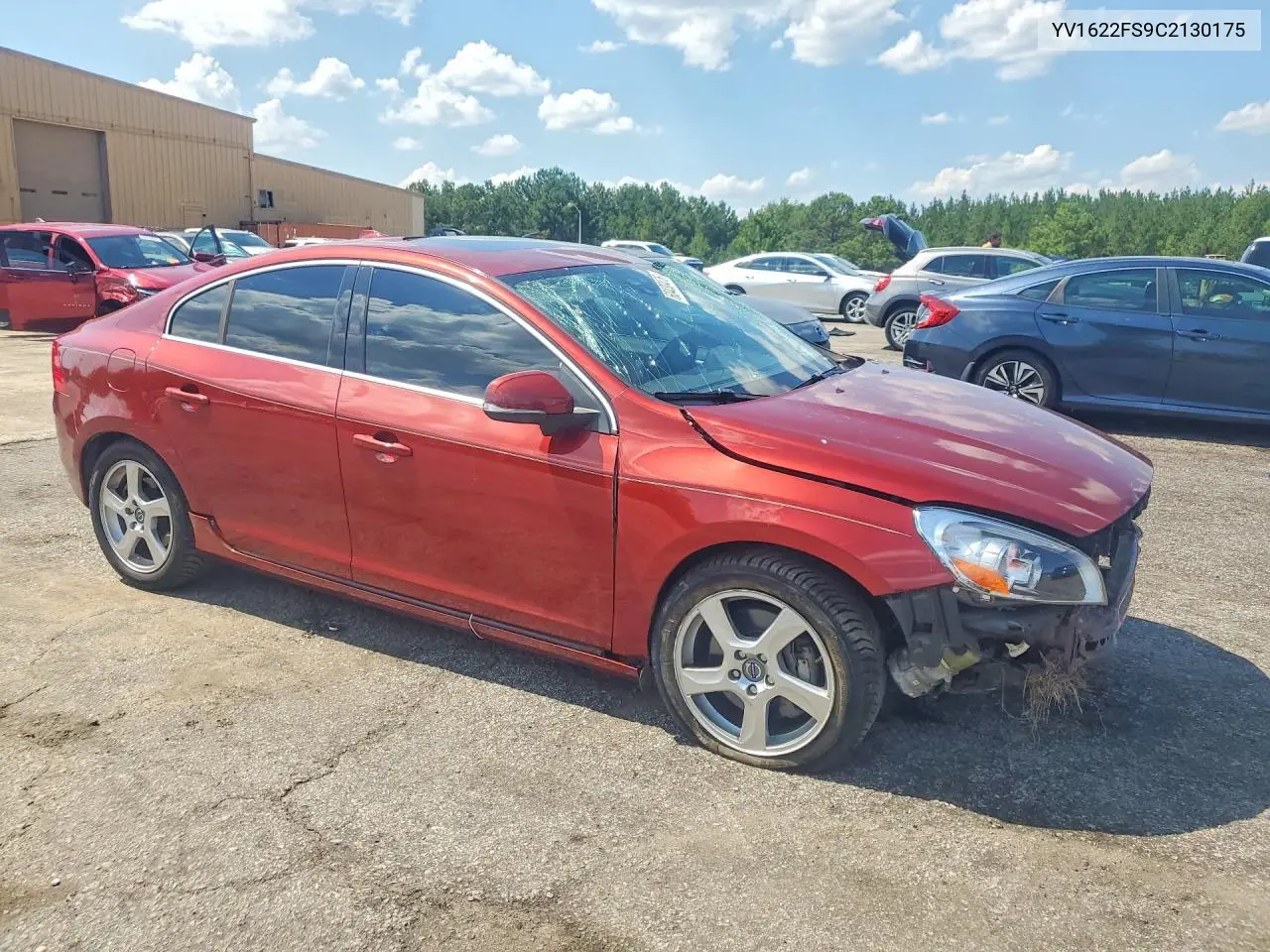 2012 Volvo S60 T5 VIN: YV1622FS9C2130175 Lot: 60430476