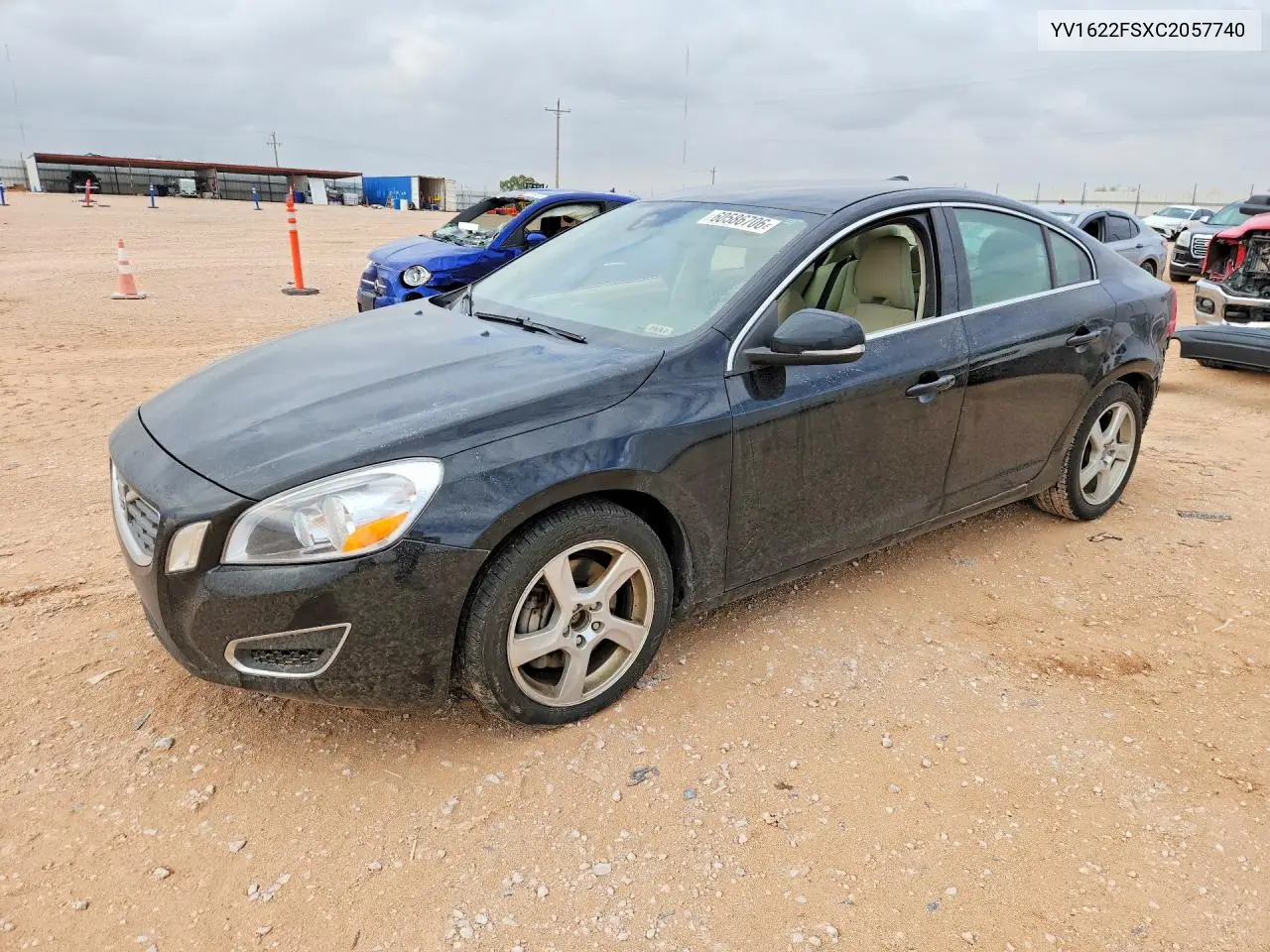 2012 Volvo S60 T5 VIN: YV1622FSXC2057740 Lot: 60586706