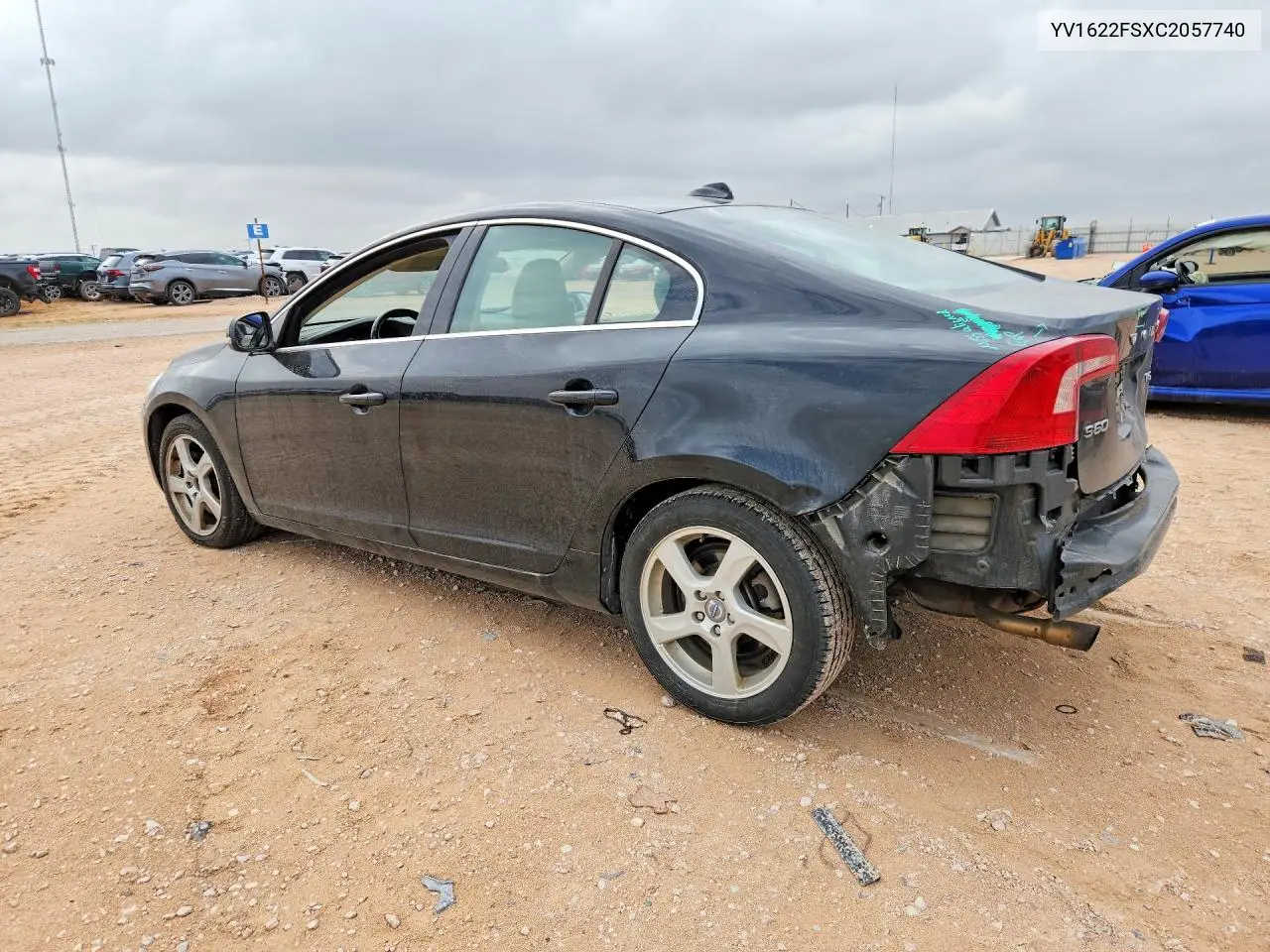 2012 Volvo S60 T5 VIN: YV1622FSXC2057740 Lot: 60586706