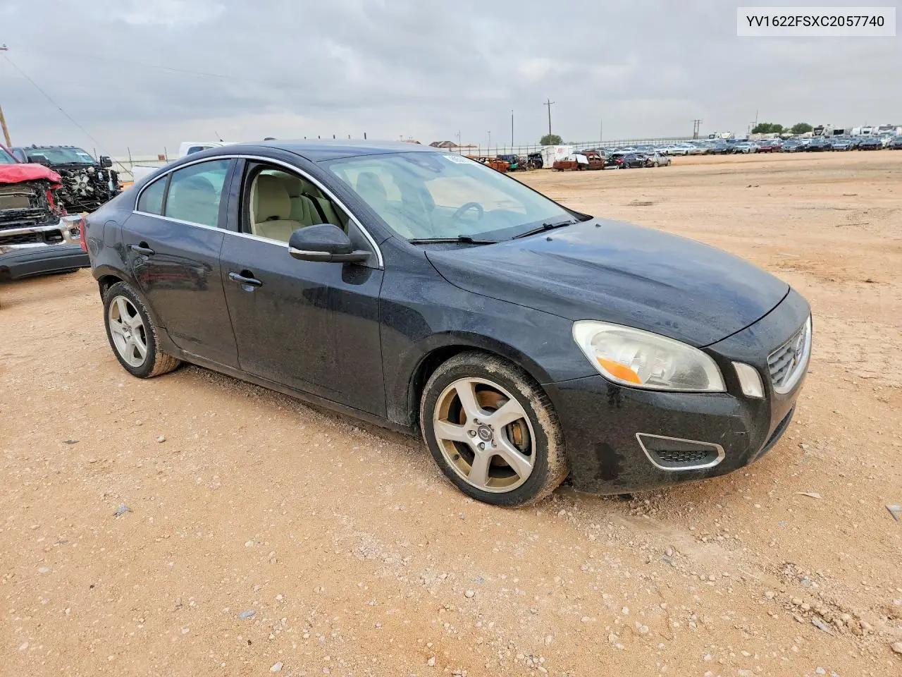 2012 Volvo S60 T5 VIN: YV1622FSXC2057740 Lot: 60586706
