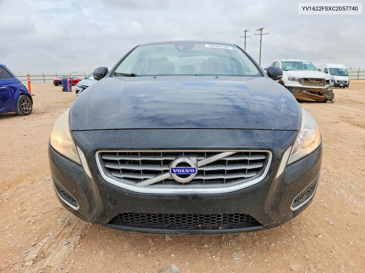 2012 Volvo S60 T5 VIN: YV1622FSXC2057740 Lot: 60586706