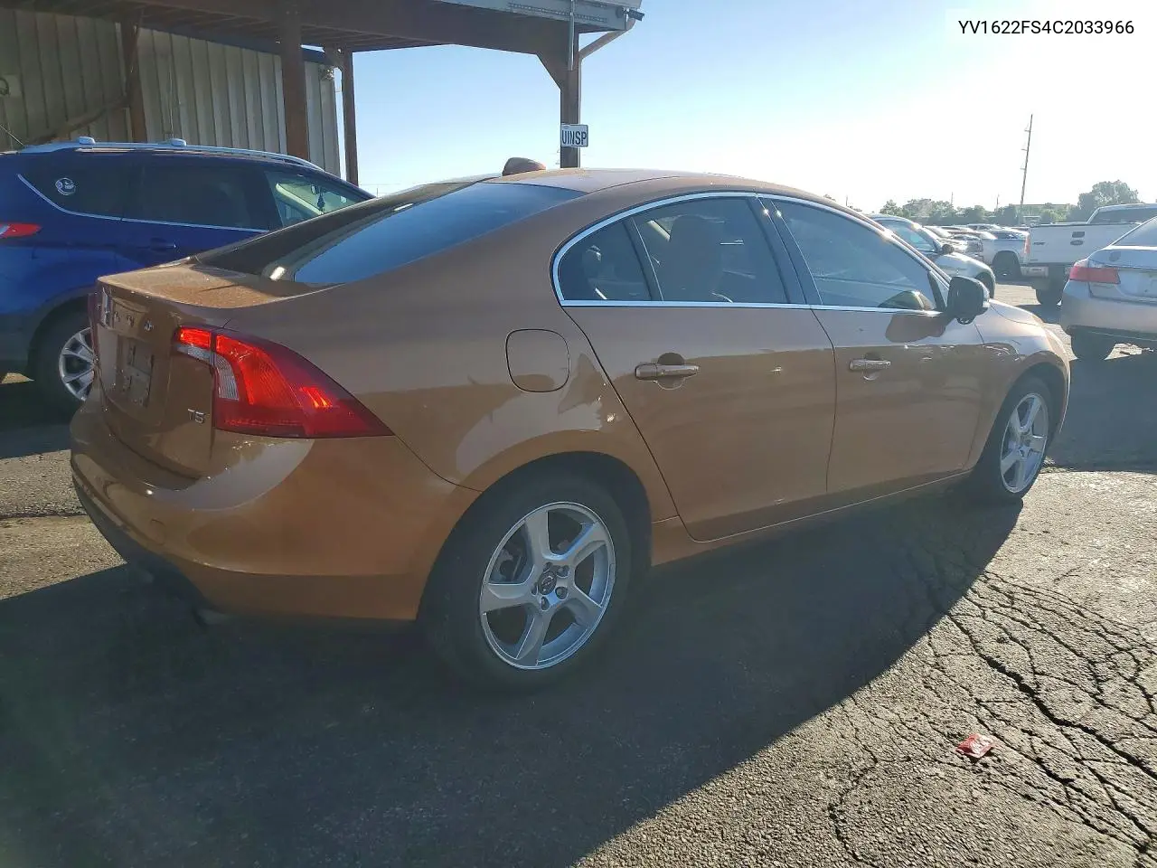 2012 Volvo S60 T5 VIN: YV1622FS4C2033966 Lot: 60648246