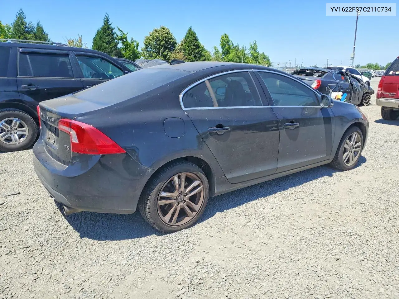 2012 Volvo S60 T5 VIN: YV1622FS7C2110734 Lot: 60980756