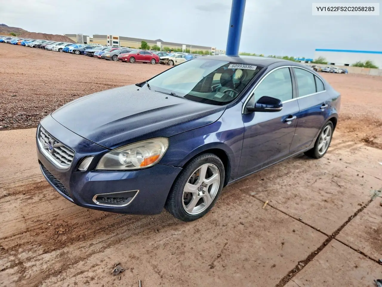 2012 Volvo S60 T5 VIN: YV1622FS2C2058283 Lot: 60993036