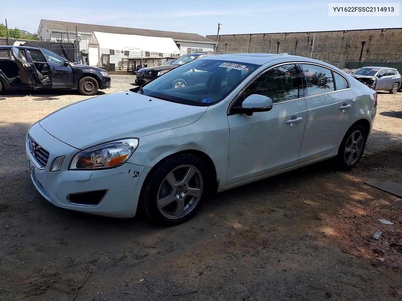 2012 Volvo S60 T5 VIN: YV1622FS5C2114913 Lot: 61041186
