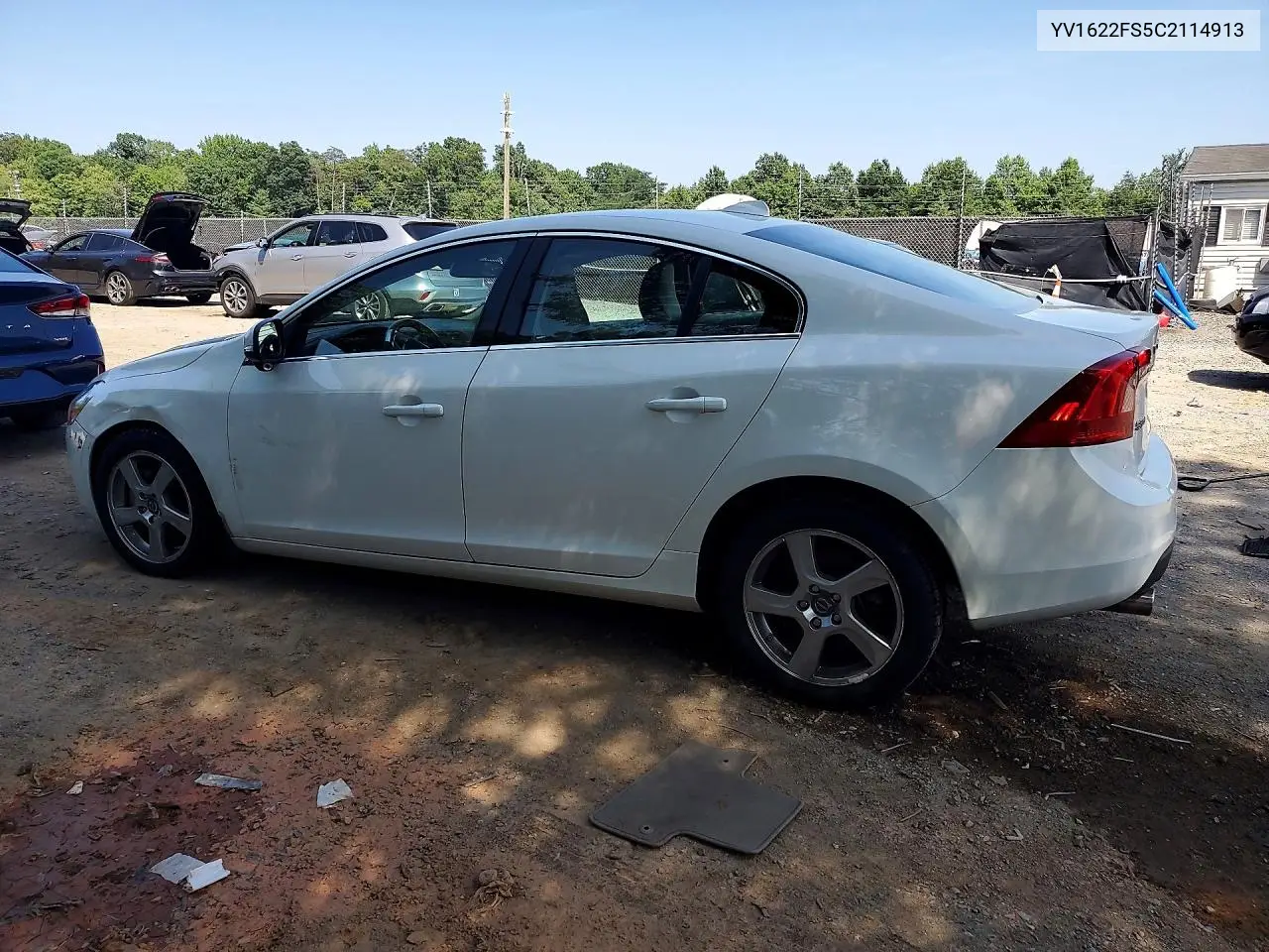 2012 Volvo S60 T5 VIN: YV1622FS5C2114913 Lot: 61041186