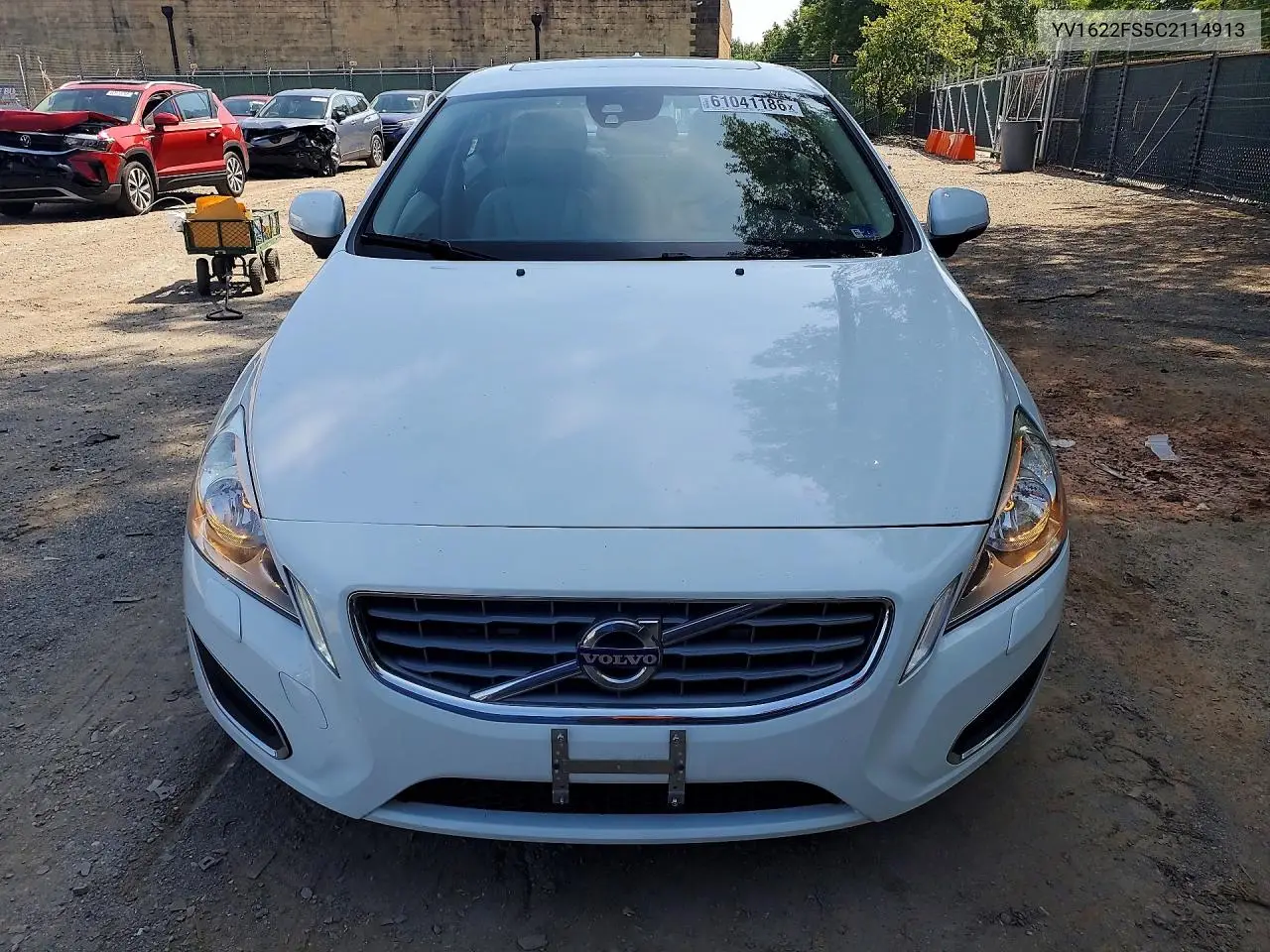 2012 Volvo S60 T5 VIN: YV1622FS5C2114913 Lot: 61041186
