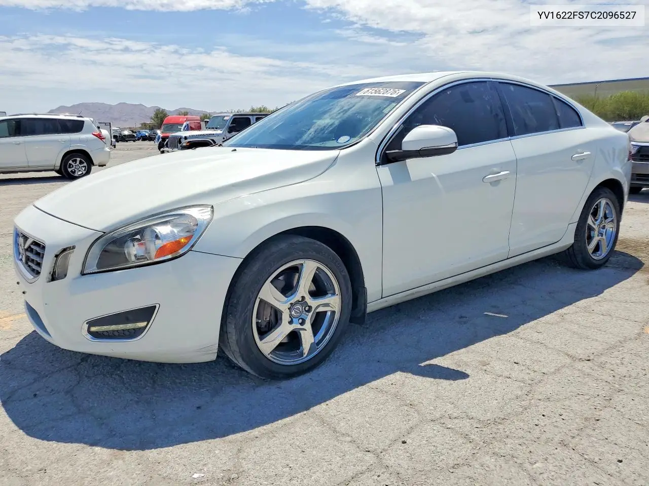 2012 Volvo S60 T5 VIN: YV1622FS7C2096527 Lot: 61562876