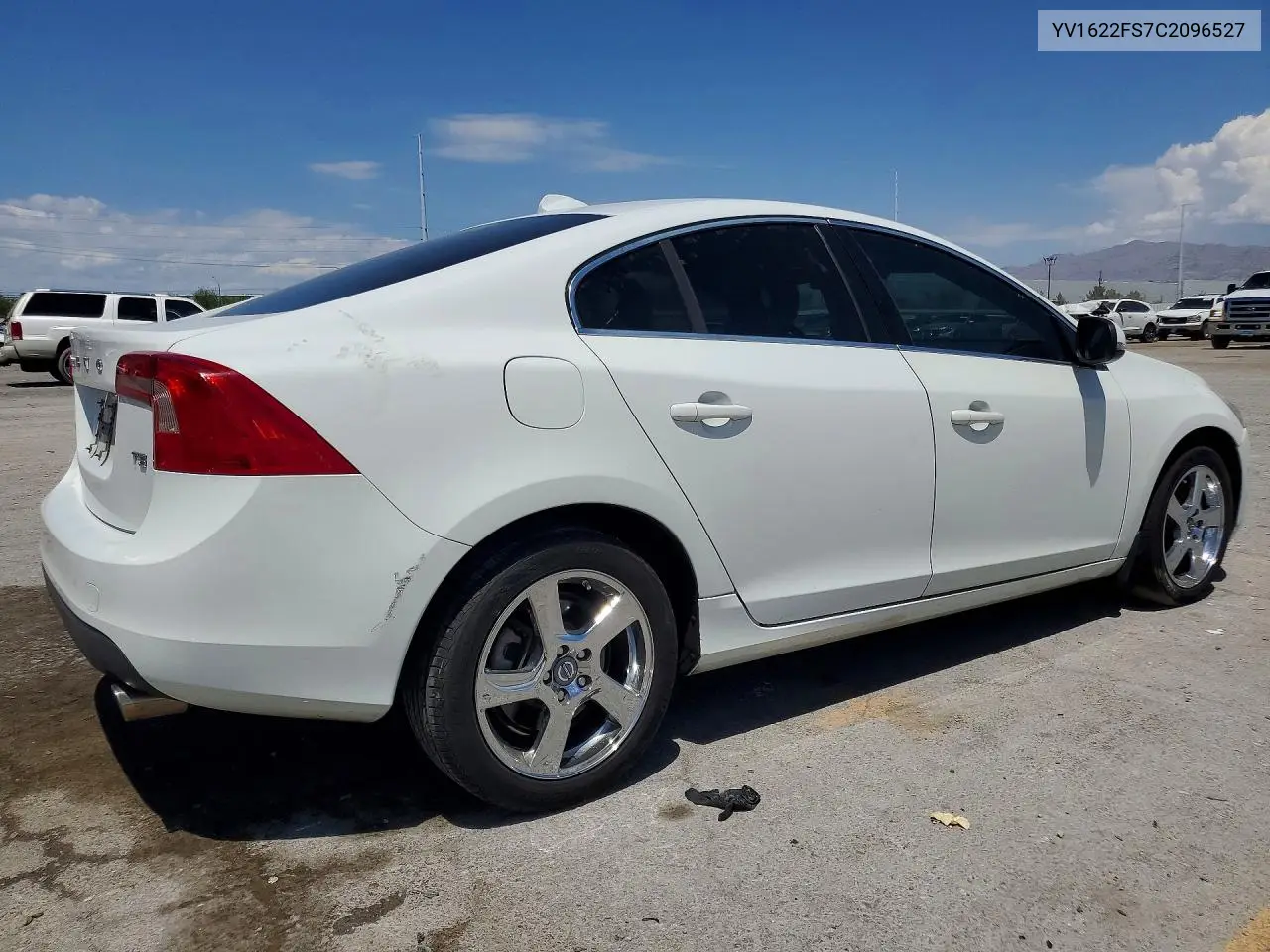 2012 Volvo S60 T5 VIN: YV1622FS7C2096527 Lot: 61562876