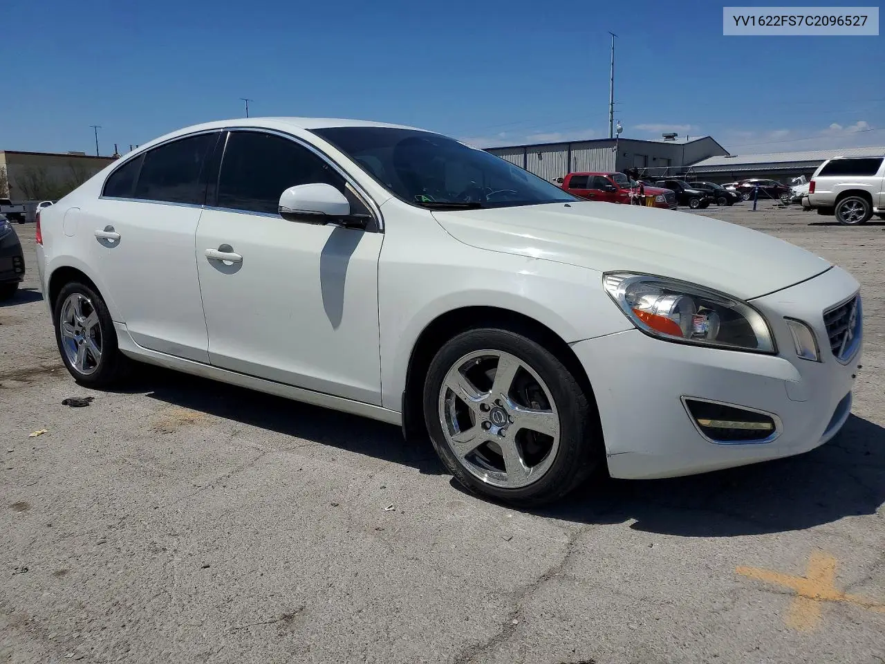2012 Volvo S60 T5 VIN: YV1622FS7C2096527 Lot: 61562876