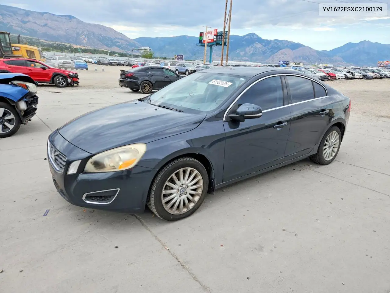 2012 Volvo S60 T5 VIN: YV1622FSXC2100179 Lot: 61922586