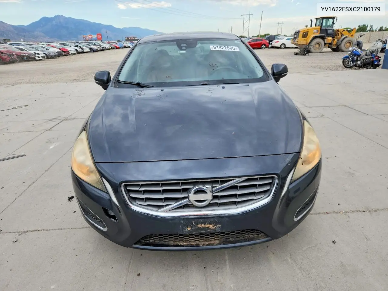 2012 Volvo S60 T5 VIN: YV1622FSXC2100179 Lot: 61922586