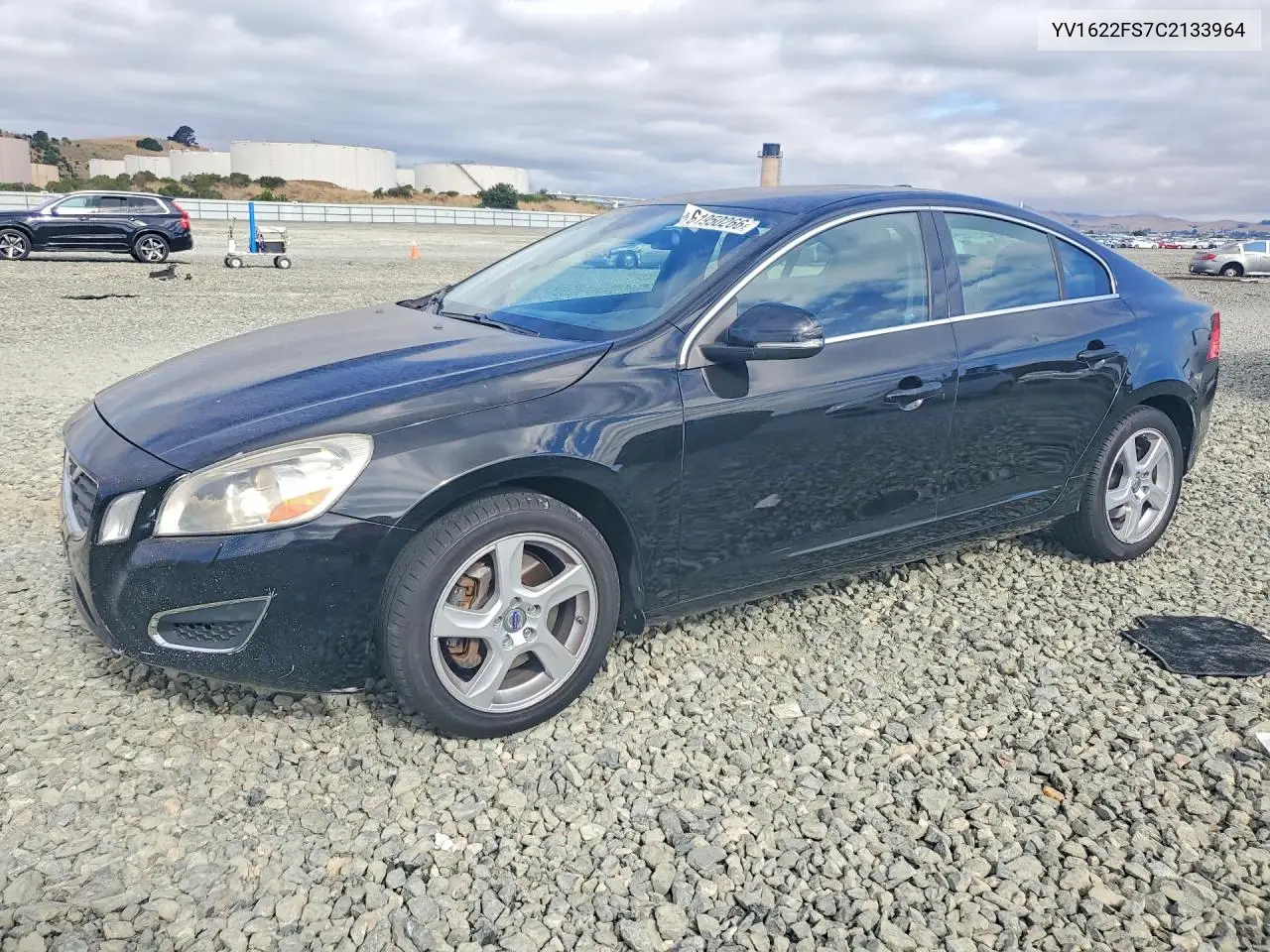 2012 Volv S60 T5 VIN: YV1622FS7C2133964 Lot: 61950266