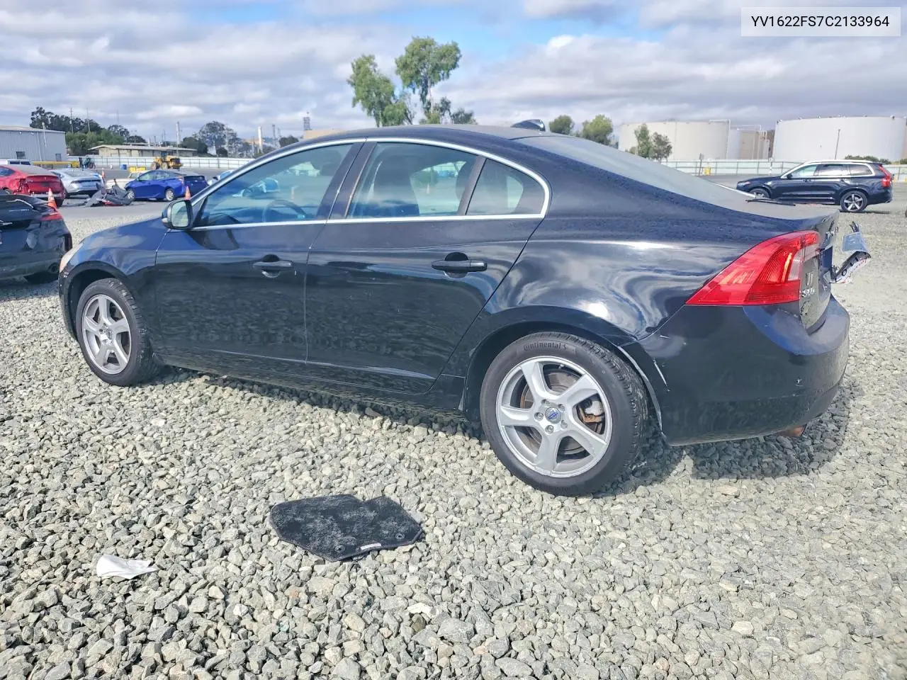 2012 Volv S60 T5 VIN: YV1622FS7C2133964 Lot: 61950266