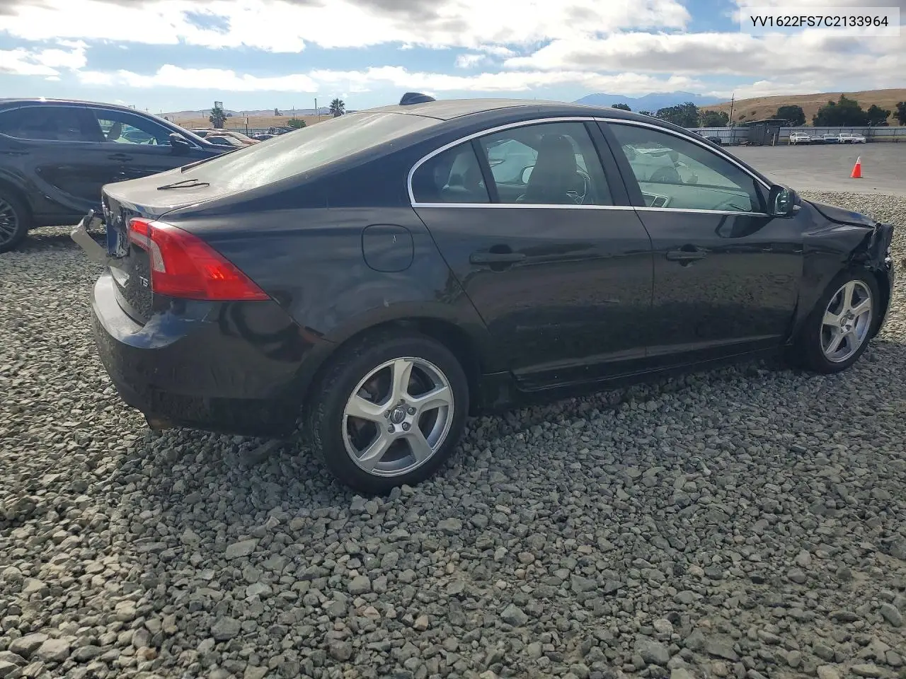 2012 Volv S60 T5 VIN: YV1622FS7C2133964 Lot: 61950266