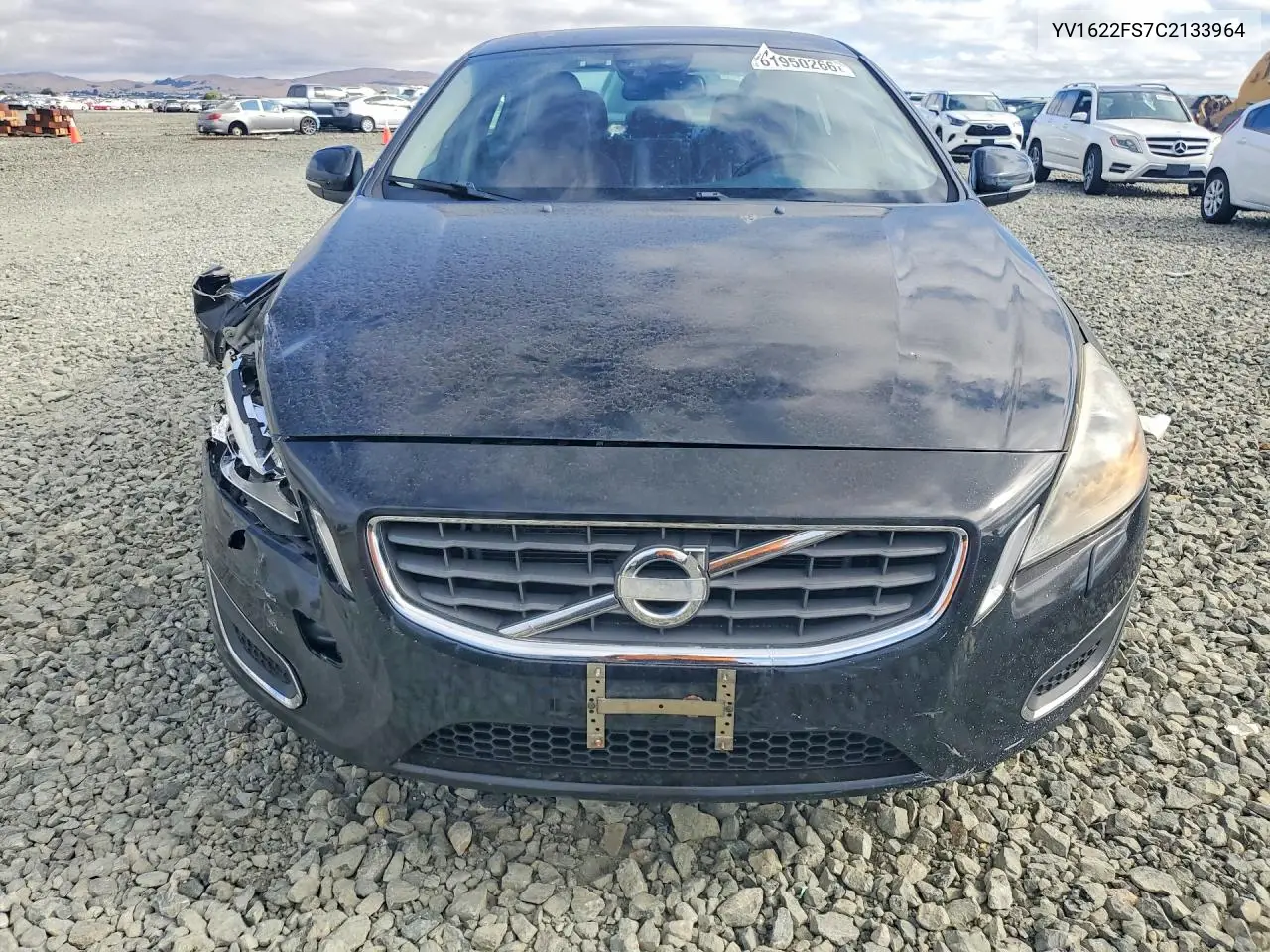 2012 Volv S60 T5 VIN: YV1622FS7C2133964 Lot: 61950266