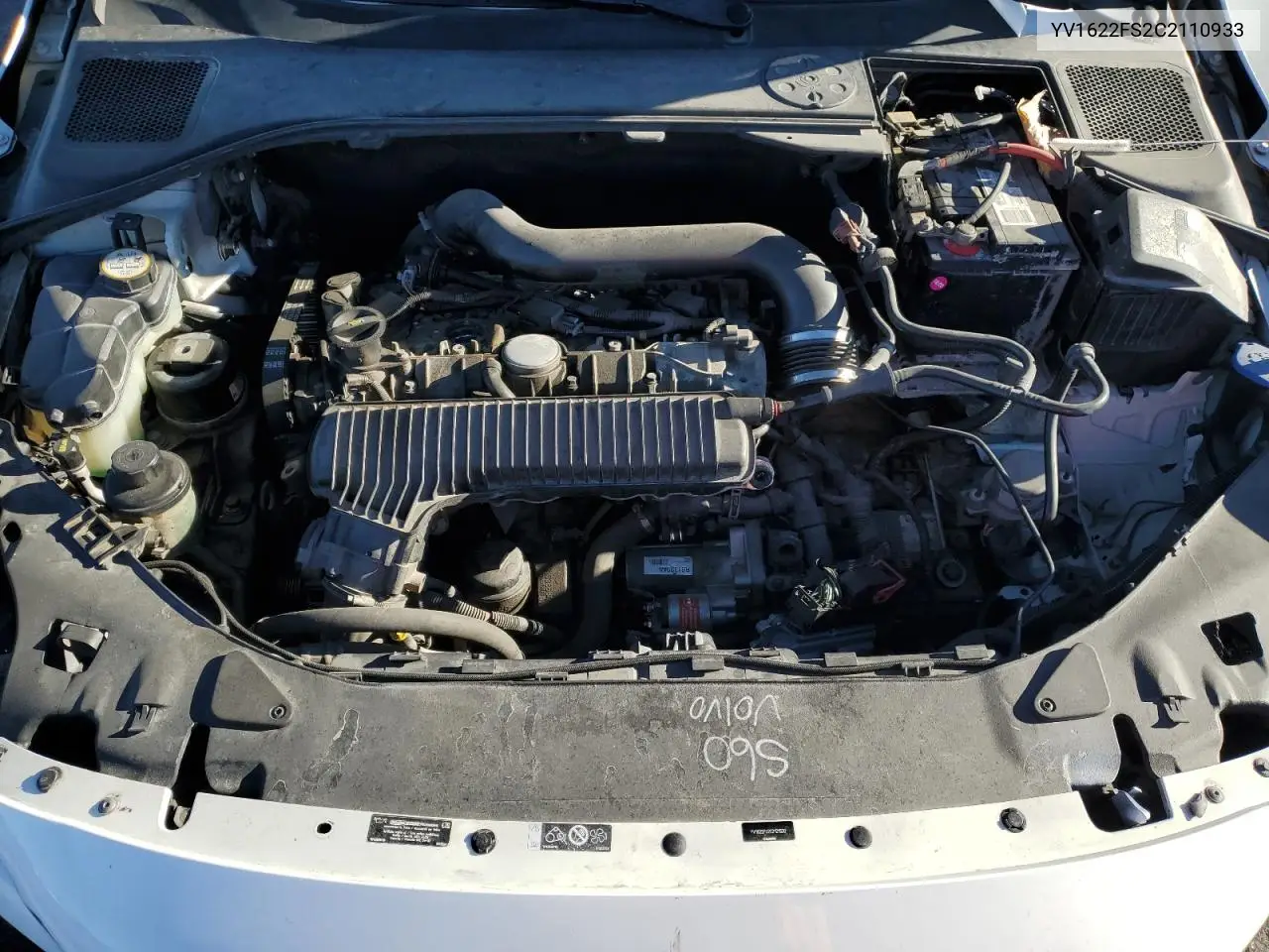 YV1622FS2C2110933 2012 Volvo S60 T5