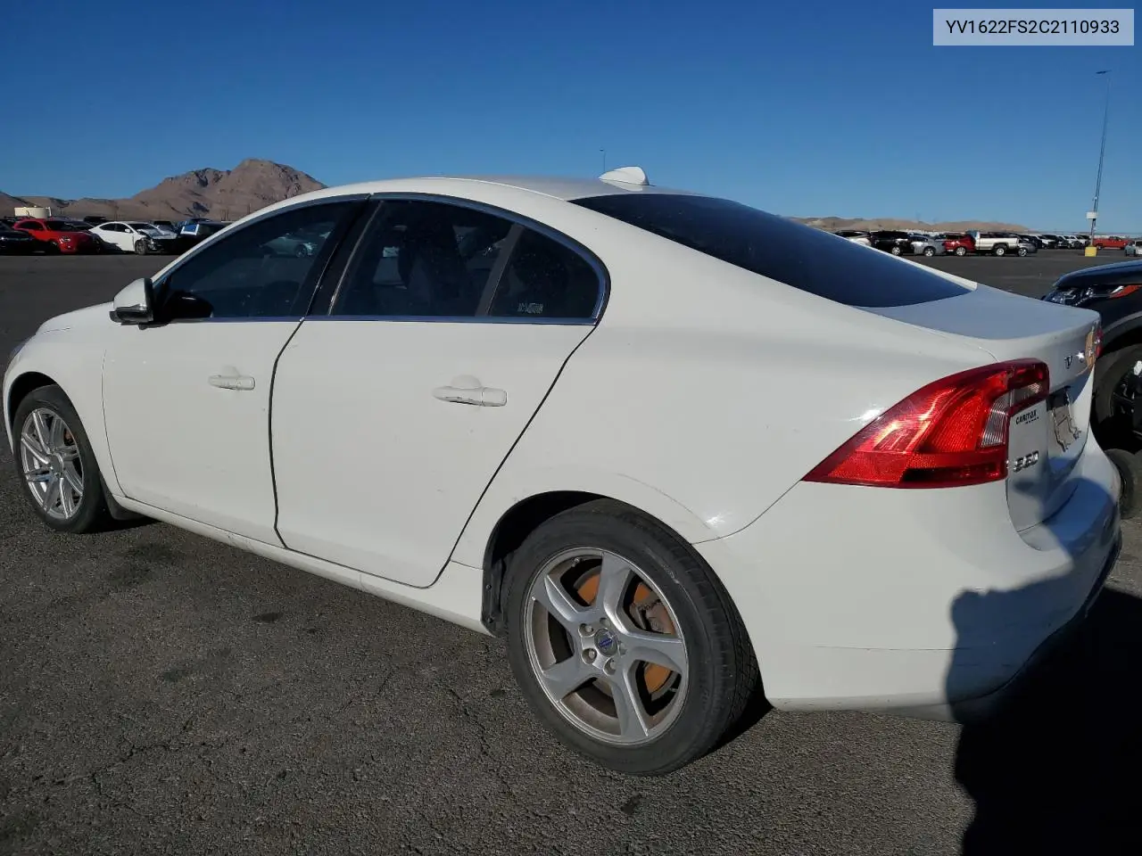 YV1622FS2C2110933 2012 Volvo S60 T5