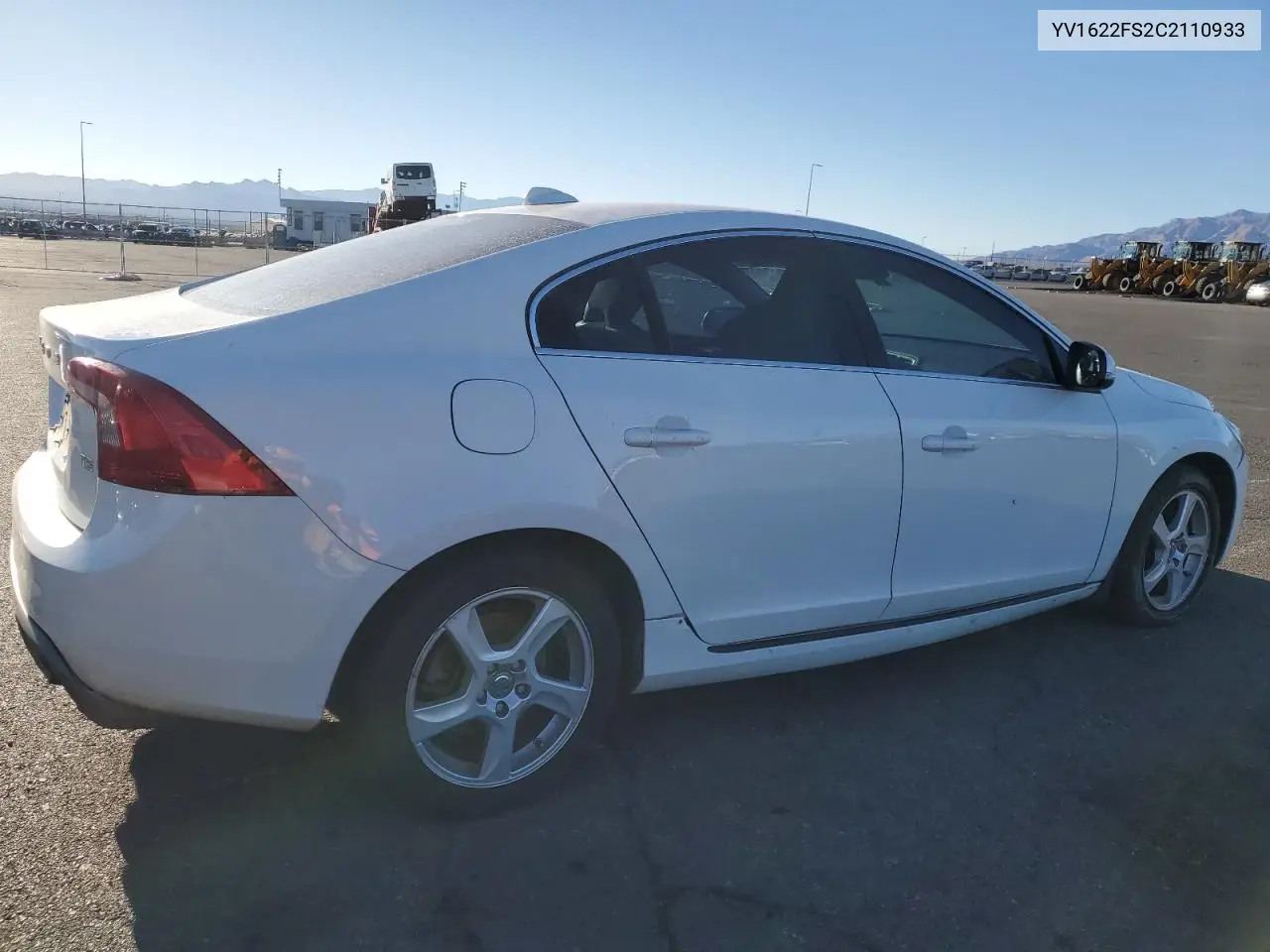 YV1622FS2C2110933 2012 Volvo S60 T5