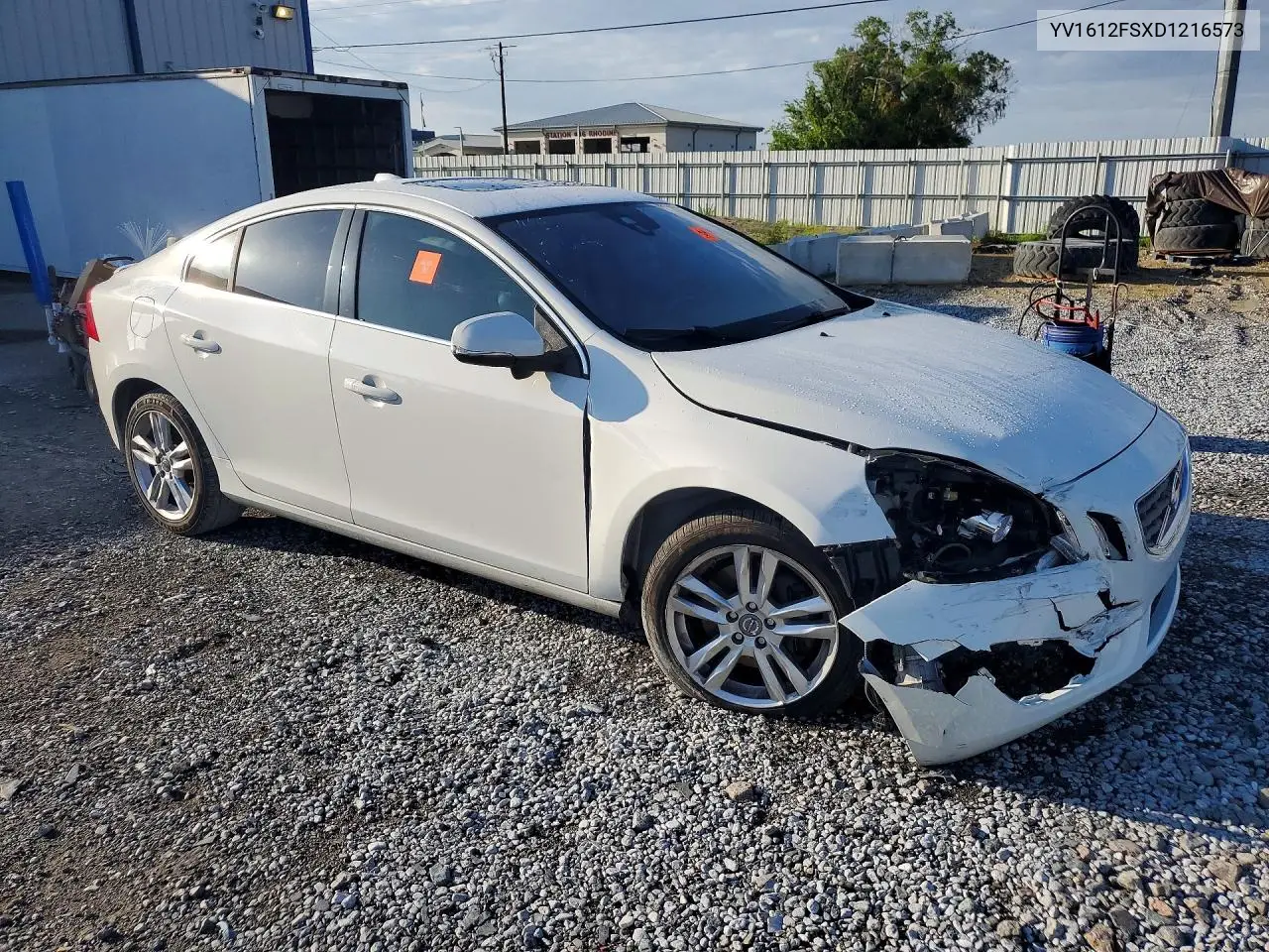 2013 Volvo S60 T5 VIN: YV1612FSXD1216573 Lot: 56114636