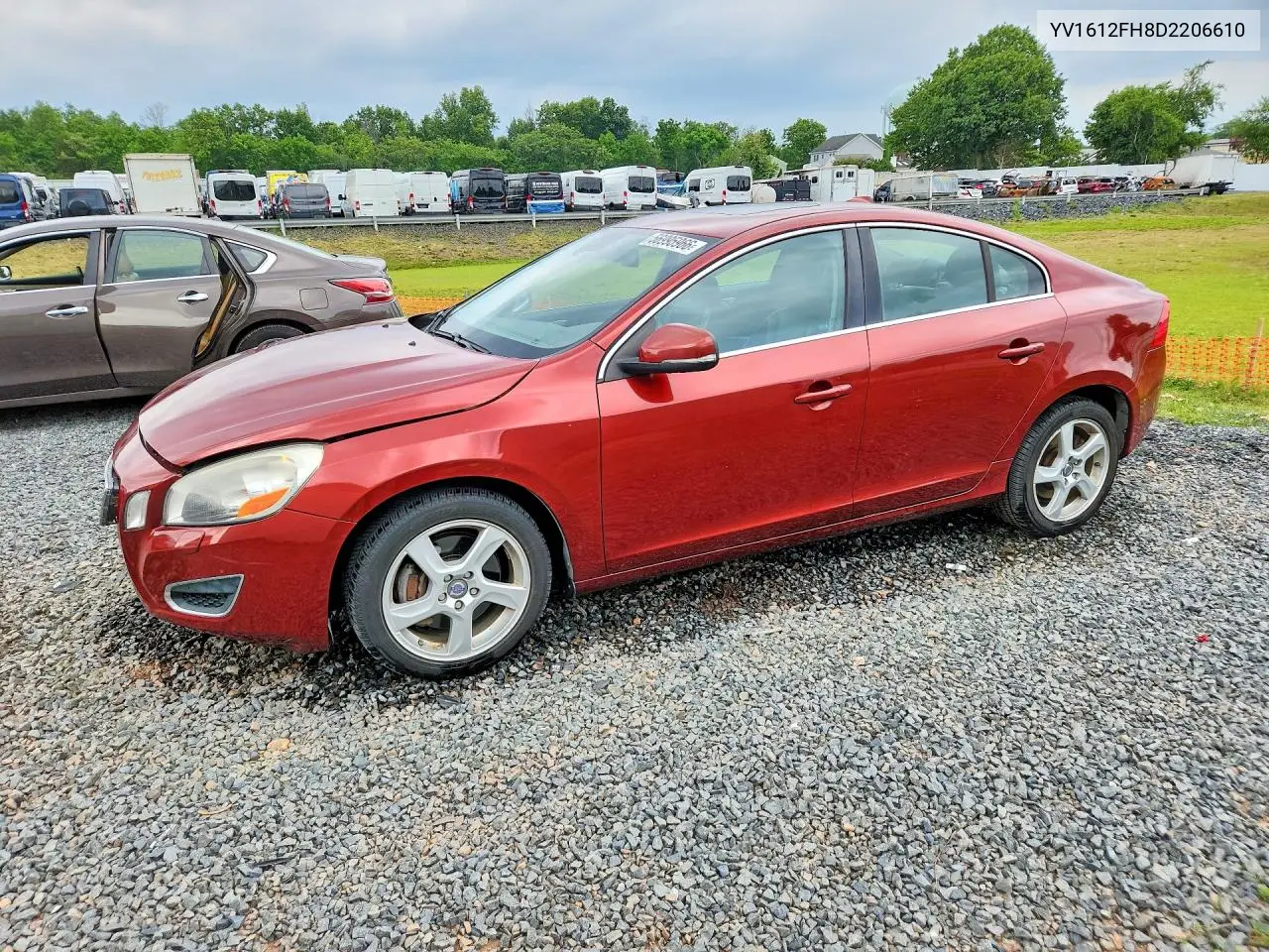 2013 Volvo S60 T5 VIN: YV1612FH8D2206610 Lot: 56995966