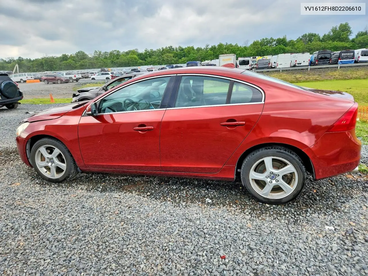 2013 Volvo S60 T5 VIN: YV1612FH8D2206610 Lot: 56995966