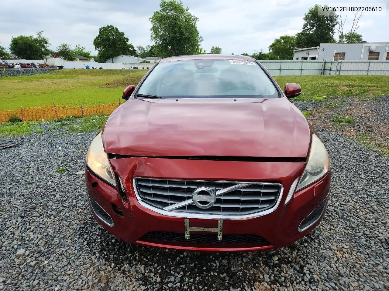 2013 Volvo S60 T5 VIN: YV1612FH8D2206610 Lot: 56995966