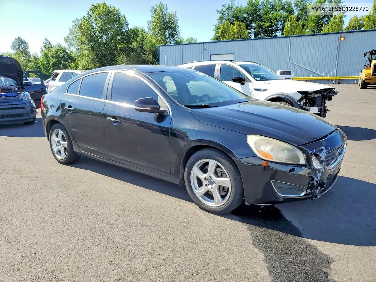 2013 Volvo S60 T5 VIN: YV1612FS6D1228770 Lot: 57511396