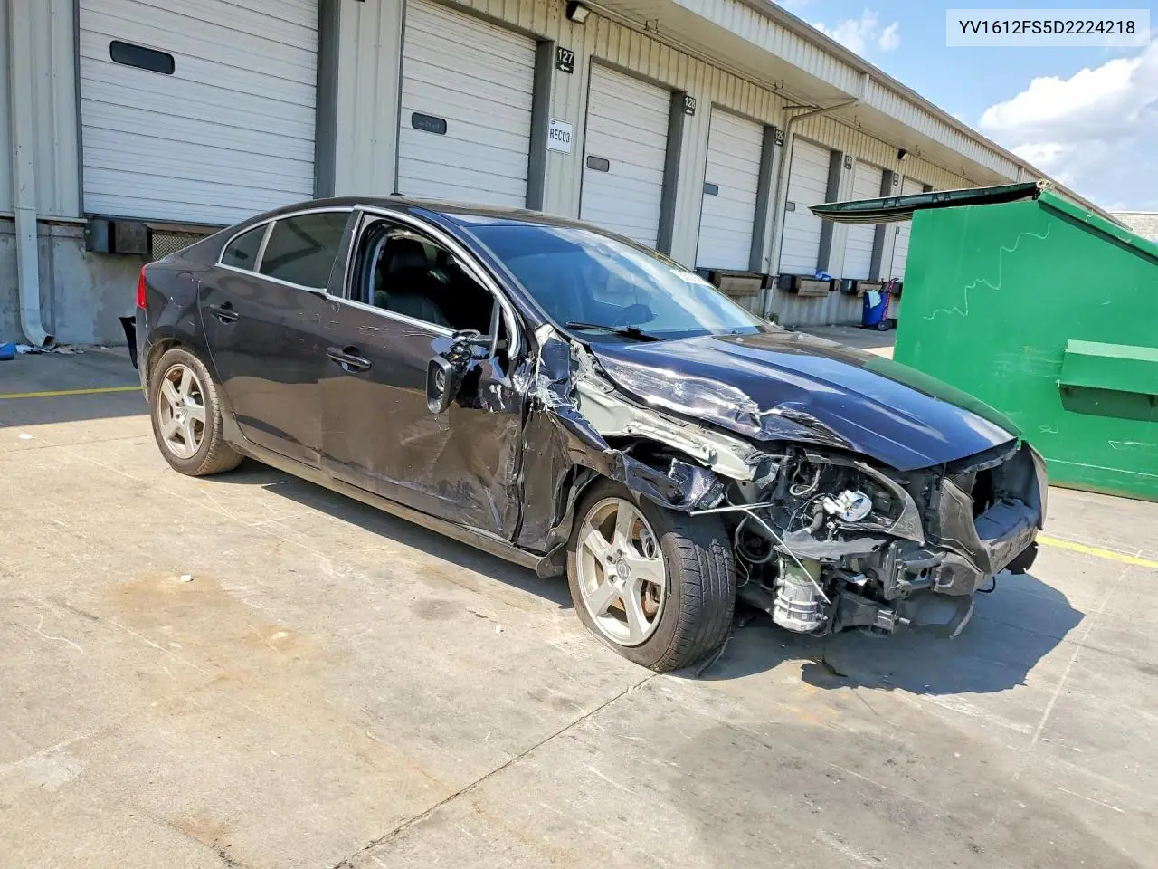 2013 Volvo S60 T5 VIN: YV1612FS5D2224218 Lot: 58033586