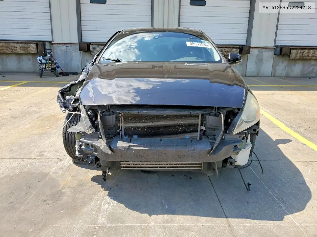 2013 Volvo S60 T5 VIN: YV1612FS5D2224218 Lot: 58033586