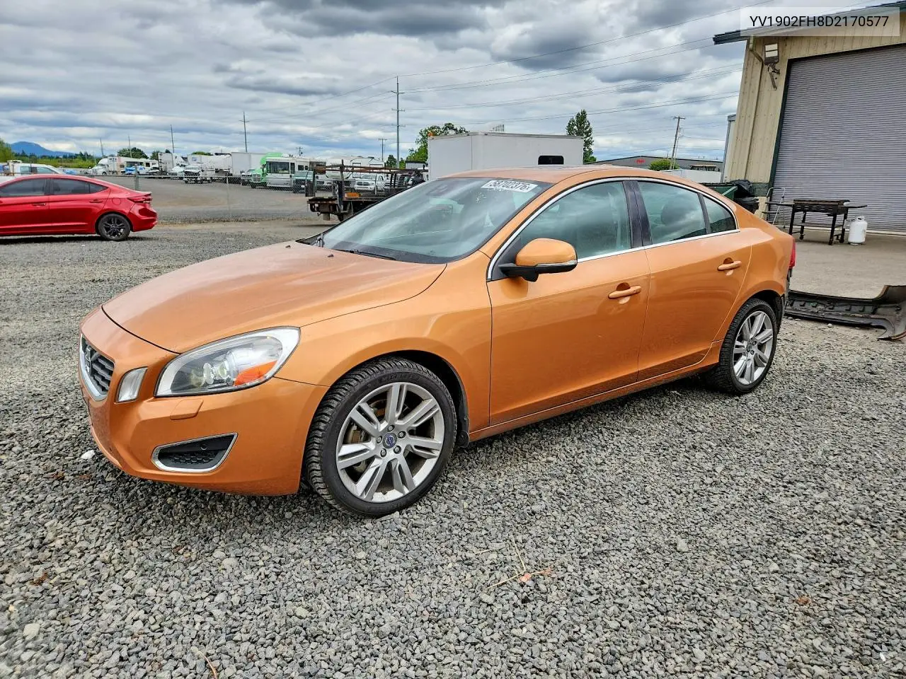 2013 Volvo S60 T6 VIN: YV1902FH8D2170577 Lot: 58702376