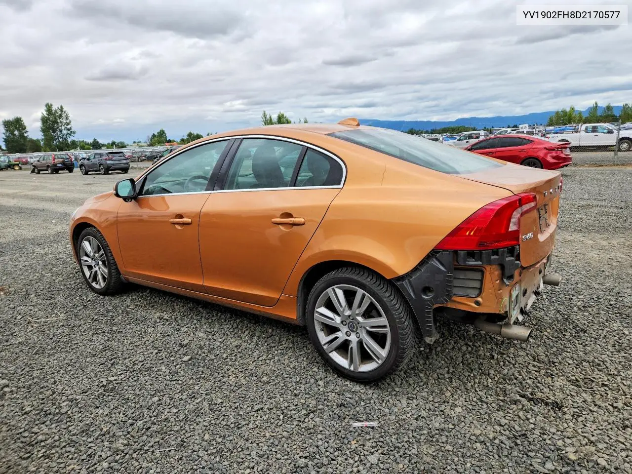 2013 Volvo S60 T6 VIN: YV1902FH8D2170577 Lot: 58702376